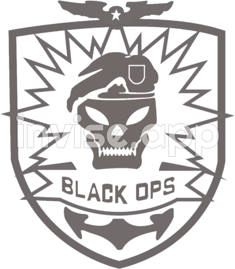 Black Ops Army - Download For > Black Ops Logo Skull Call Of Duty Black Ops Vector