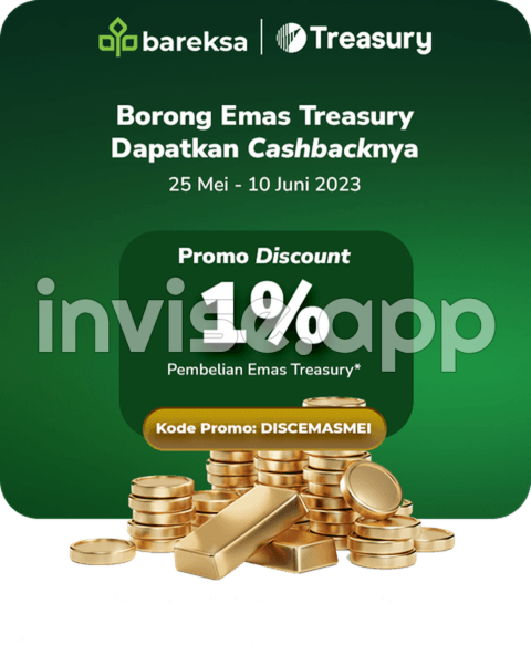 Gajian - Promo Gajian Emas Treasury Mei 2023 Berhadiah Cashback Hingga Rp500 Ribu