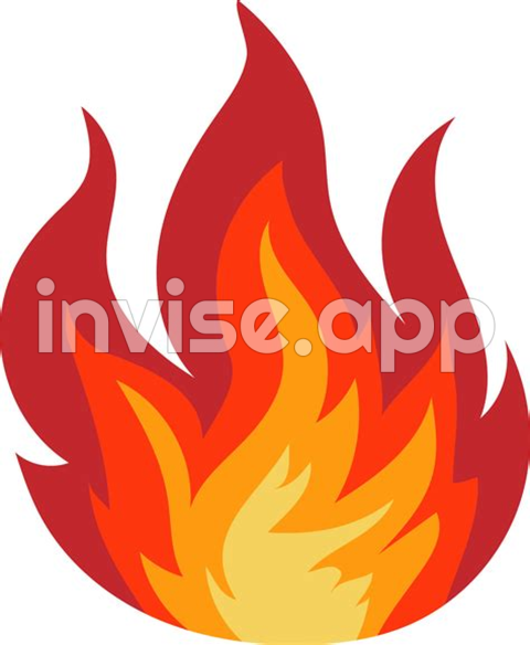 Fire Graphic Clipart Design 19906467 - Cold Clip Art