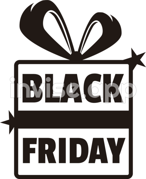 Festive Black Friday Window Window Sticker Tenstickers - Black Friday Offers Image