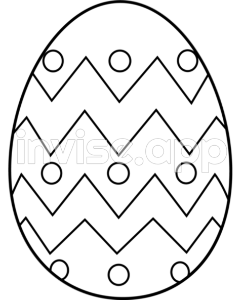 Download High Quality Easter Egg Clipart White Transparent Images - Fancy Easter Egg Coloring Pages