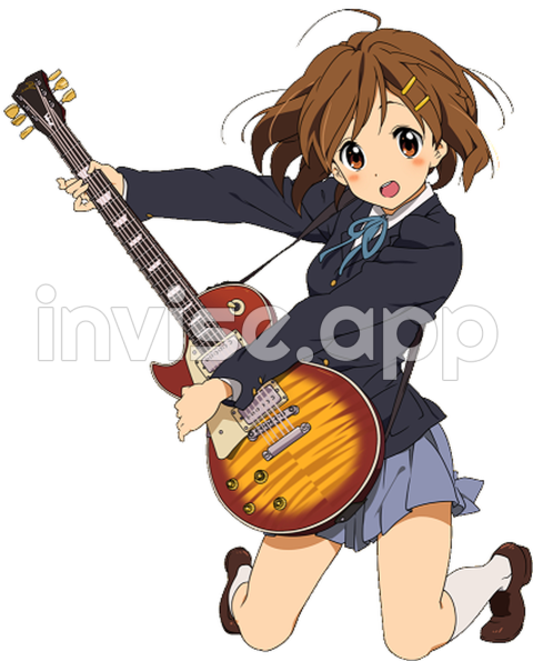 K-On Yui Guitar - Characters K On!! Htt