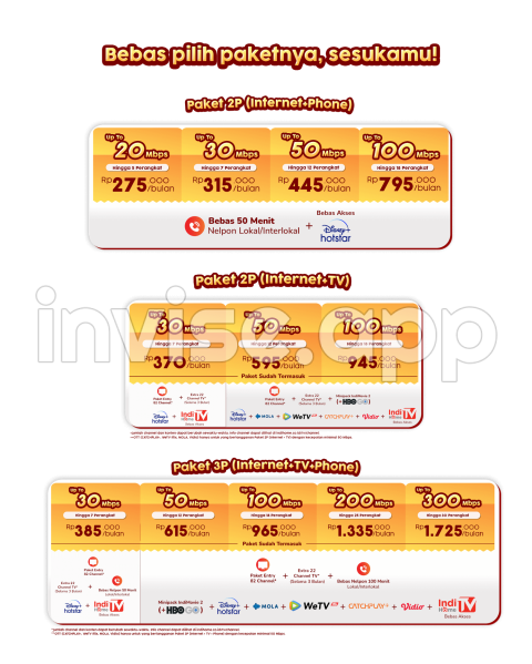 Paket Promo - Promo Indihome