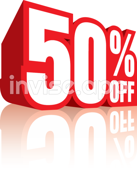 50% Off Transparent Images - Items For Sale Sign