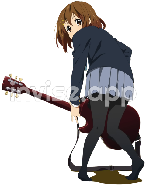 K On! Hirasawa Yui Guitar Pantyhose Seifuku Transparent 145563 - K On Guitar Models