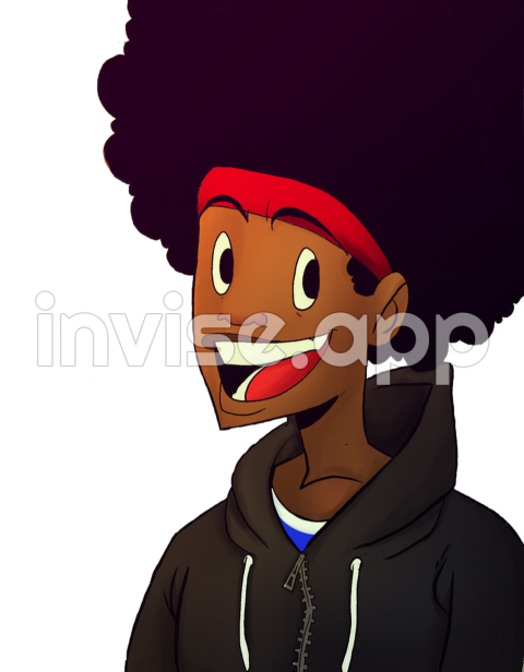 Black Man Afro - The Random Afro Guy By Chillyfranco On Deviantart