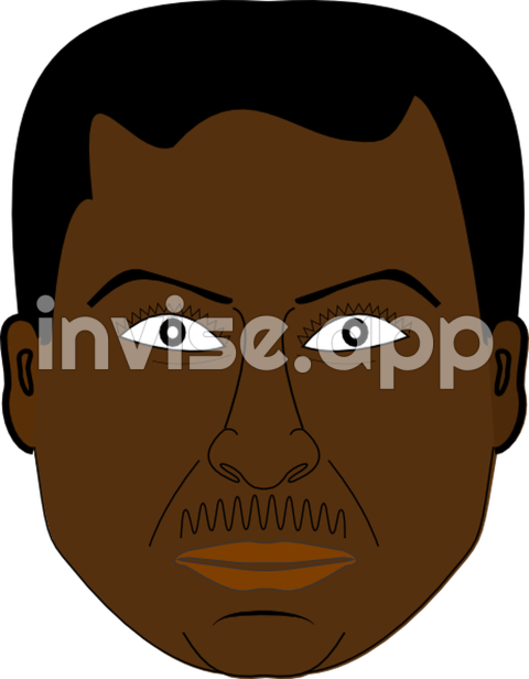 Black Man Face - Black Man Clip Art Sunglasses Face Cliparts Download 462 593