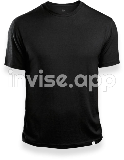 Black T-Shirt - Black Plain T Shirt Malaysiut