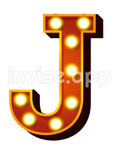 Letter J Images Transparent Background Play - Neon White Glow Letter J