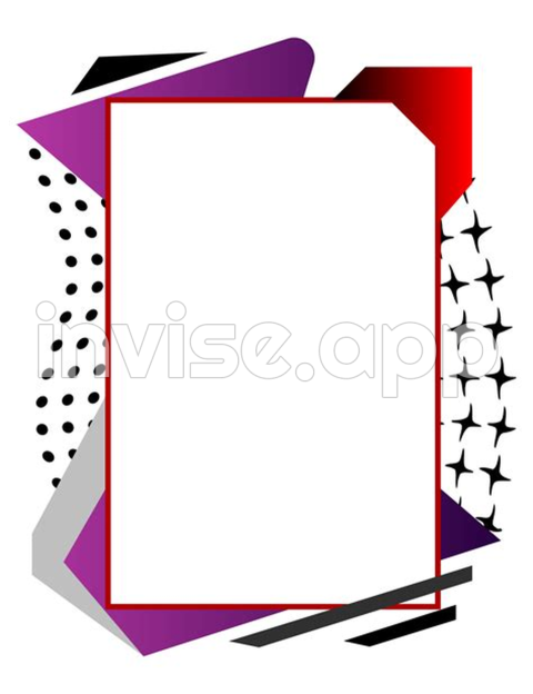 Modern Frame With Transparent Background 12587712 - Freestanding Frames