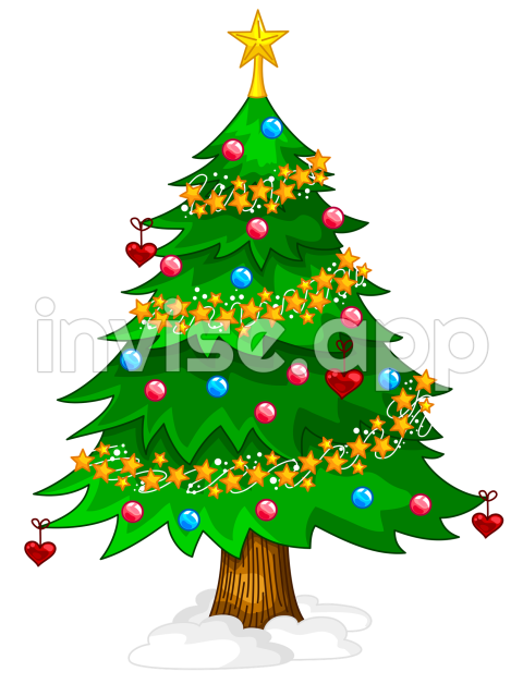 Christmas Tree - Artificial Christmas Tree Transparent Xmas Tree Clipart