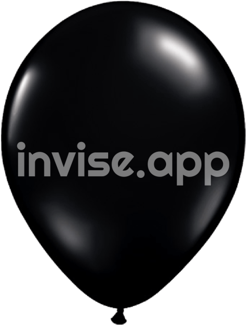 Balloons With Black Background - Black Balloons Image Background