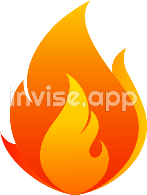 Of Fire - Red Vector Flowing Flames Fire Flame Vector Free Transparent Download Key