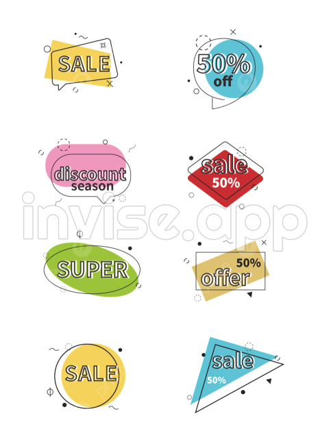 Promo Bubble - Bubble Promotion Vector Images, Promotional Vector Bubbles From 15