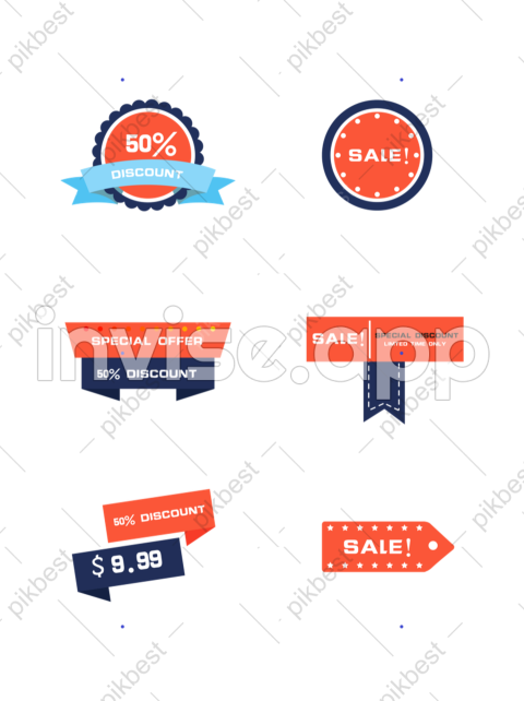 Creative Promotional Label Pattern Images Ai Free Download Pikbest - Promotional Labels