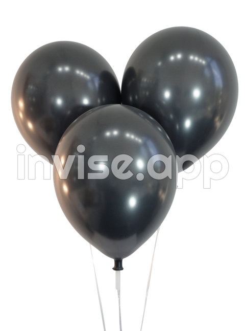 Black And Grey Balloons - Birthday Black Balloon Transparent Background