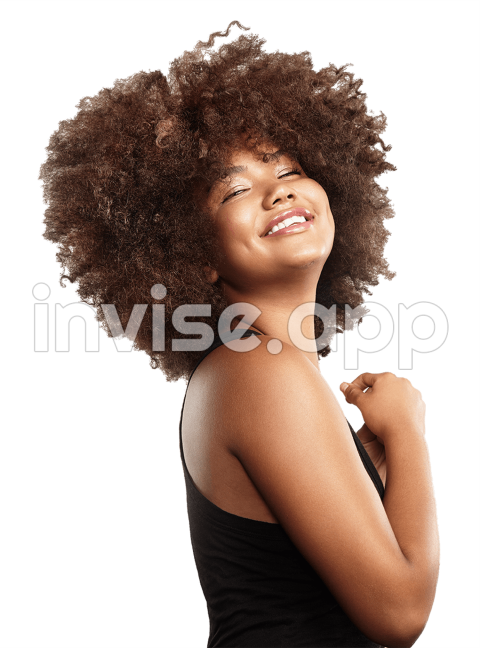 Image Of A Black Girl - Afro Picture