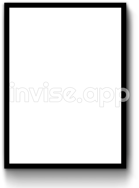 Black Frame - Download Transparent Poster Frame Black Frame Transparent