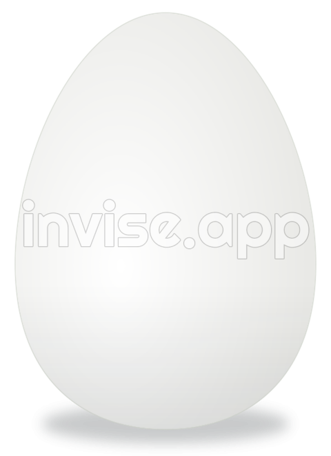 White Easter Egg Clip Art - White Easter Egg Transparent Mart