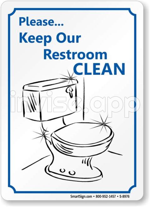 Bathroom Etiquette & Bathroom Hygiene Signs At Best Price - Bathroom Etiquette Signs