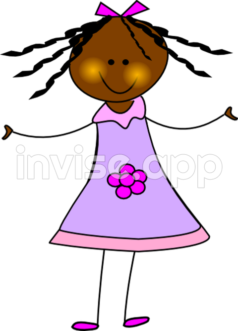 Free American Girl Cliparts, Download Free American Girl Cliparts - Little Black Girl Art