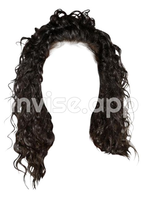 25+ Curly Hair Clipart In 2021 - Short Wavy Black Hair