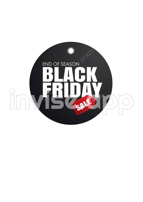 Template For Black Friday Sale Flyer Black Tabs On White Background - Christmas Sale Flyer Template