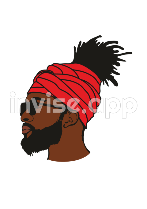 Black Man Afro - Black Man Svg, Afro Boy Svg File, Afro Man Svg, Black Man Cl Inspire