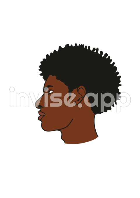 Black Man Afro - Black Man Svg, Afro Boy Svg File, Afro Man Svg, Black Man Cl Inspire