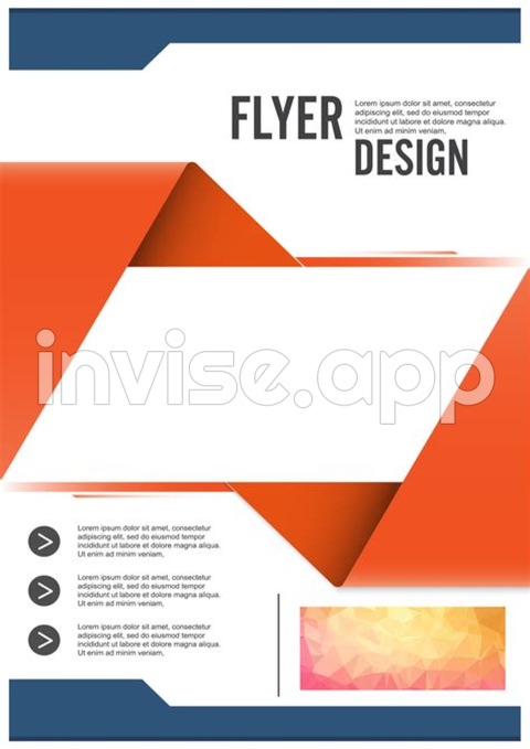 Abstract Flyer Design Background Brochure Template Can Be Used For - Promo Flyer Template