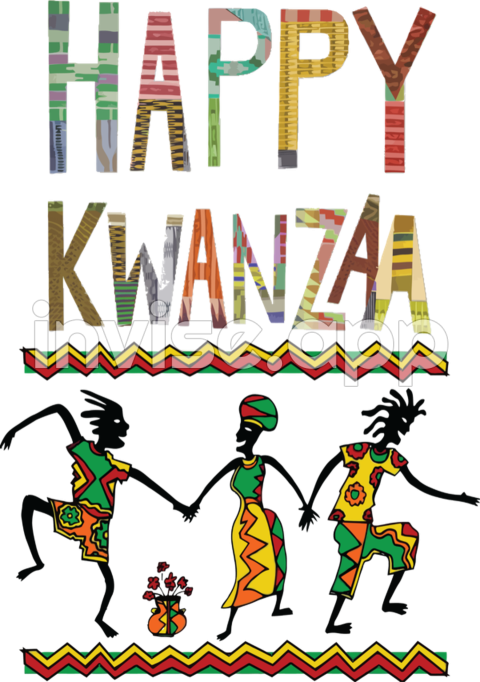 African American Friday Happy Dance - Kwanzaa African Dance Cartoon African Americans For Happy Kwanzaa For