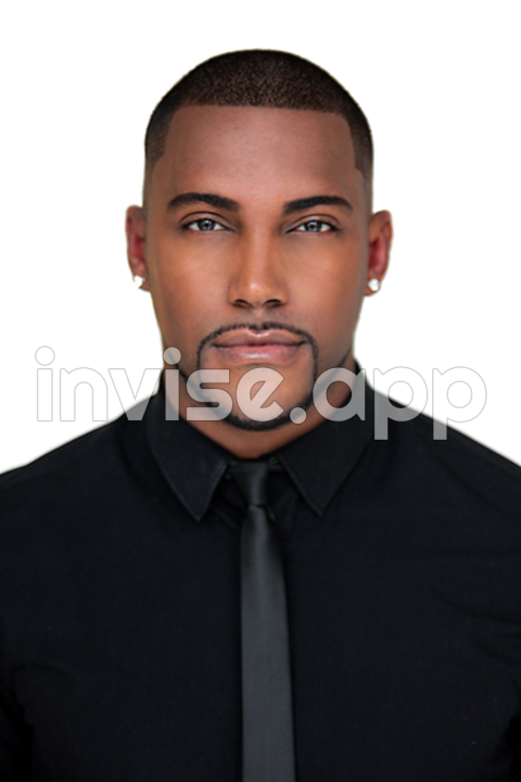 Black Man In Black Shirt () Official Psds - Black Man Doctor