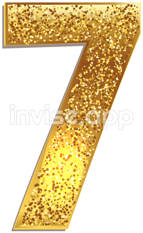 7 - Gold Number Clip Art 7 Download 3074 5000 Free Transparent Gold Download Clip