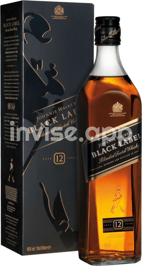 Johnnie Walker Black Label 500Ml - Black Lavel Azul