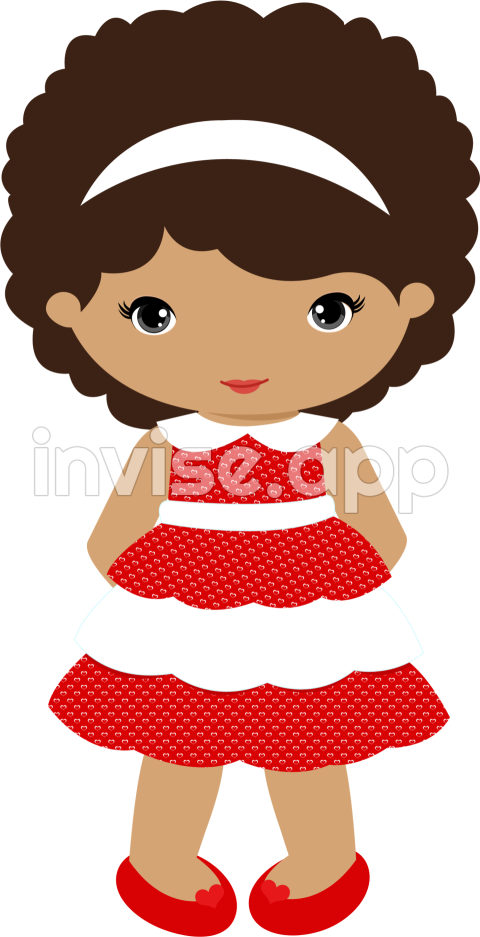 Little Black Girl Clipart - Black Girl Clipart