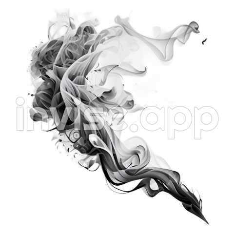 Smoke Vector - White Smoke Background