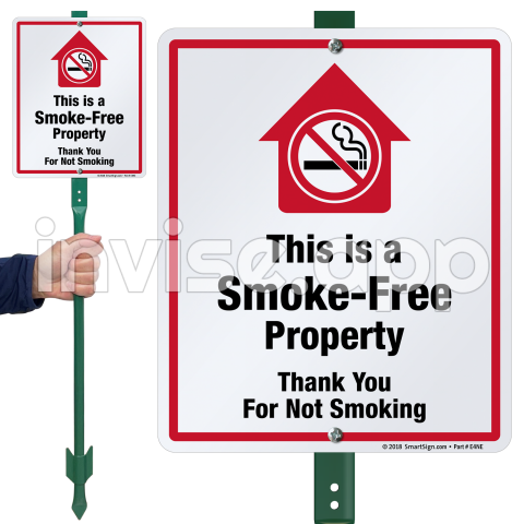 Smoke-Free Signage - Smoke Free Signs And Labels