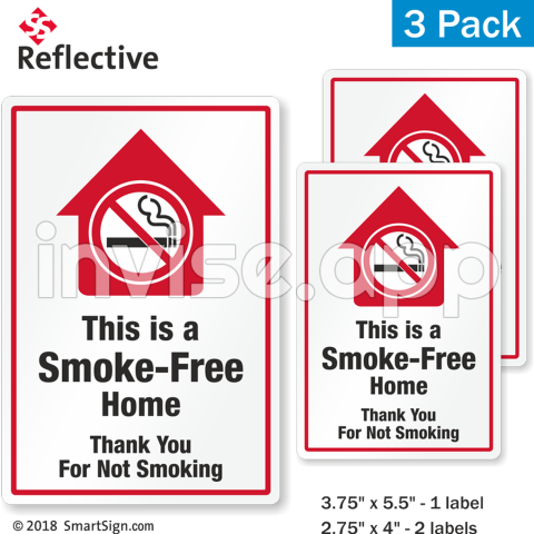 Tobacco Free Zone Signs - Smoke-Free Building Signs