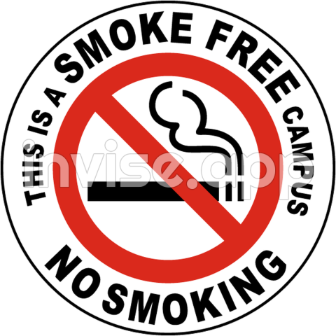 Smoke-Free Campus - This Is A Smoke Free Campus Label 10% Discount Available