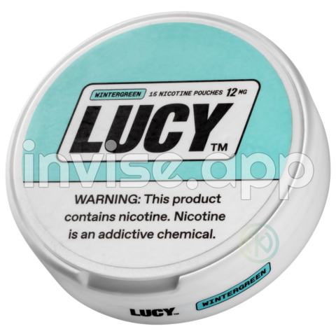 Buy Lucy Wintergreen 12Mg Slim Nicotine Pouches Nicokick - Nicotine Free Cigarettes