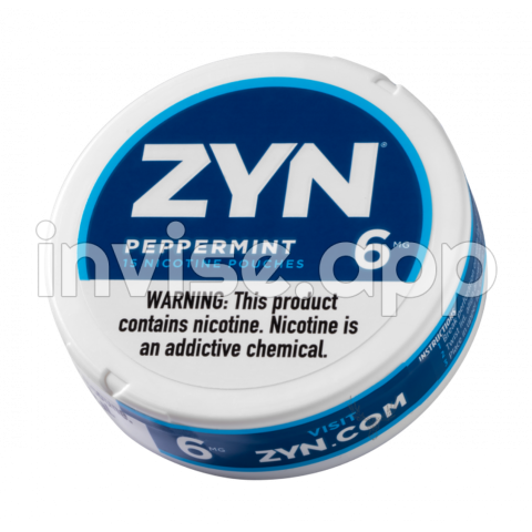 Buy Zyn Peppermint 6Mg Nicotine Pouches Just $3 59 Online - Nicotine Free Cigarettes