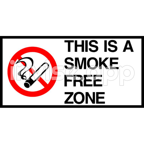 B"Buy Now Smoke Free Zone Sign Sign Here Signs, Perth" - Smoke-Free Zone