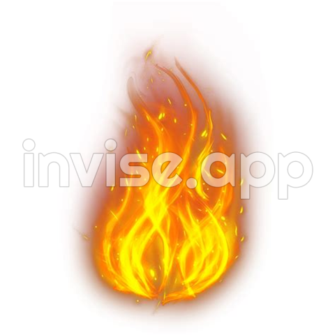 Realistic Burning Fire Flames, Burning Hot Sparks Realistic Fire Flame, Fire Flames Effect - Fire