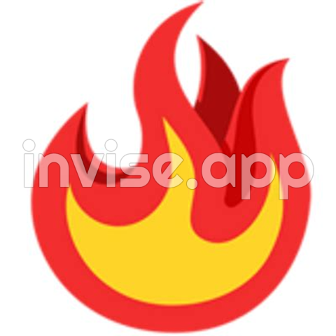 Fire Emoji - Fire Emoji Transparent Stick