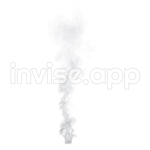 White Natural Steam Smoke On Transparent Background Abstract With Waves Swirl Wave Movement Used - White Smoke Overlay