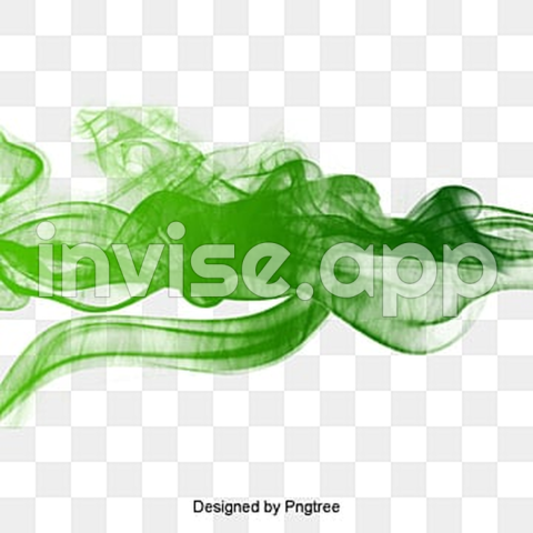 Black With Green Smoke - Green Smoke Transparent Images Free Download Vector Files Tree