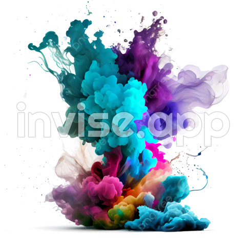 Composition Of Color Burst Splash Explosion Smoke Effect, Smoke, Smoke Effect, Color Smoke - Smoke Effect Drawing