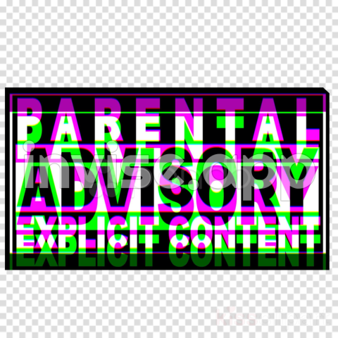 Best Parental Advisory Clip Art Images Download For Free Share - Parental Advisory White