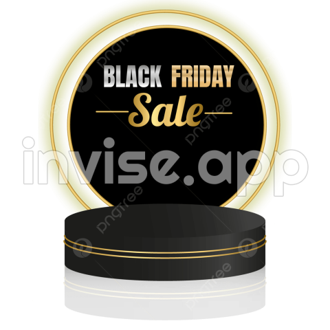 Black Friday Photo Booth - Black Friday Sale Display, Podium, Black Friday, Display And Vector