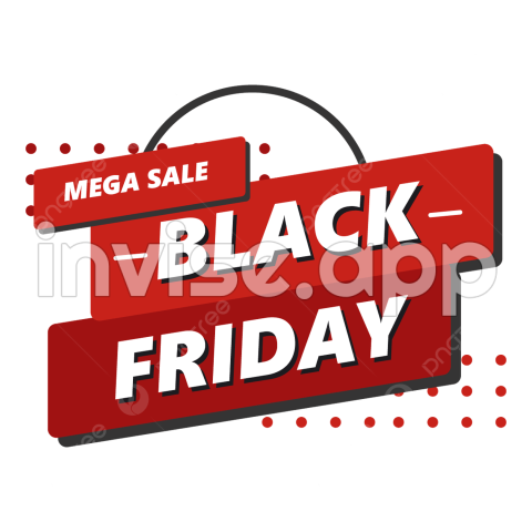 Black Friday Banner Design - Black Friday Super Sale With Red Discount Banner Label Design, Black